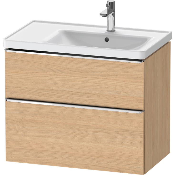 Duravit D-Neo servantskap, 78,4x45,2 cm, eik/krom