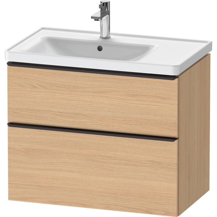 Duravit D-Neo servantskap, 78,4x45,2 cm, eik/sort