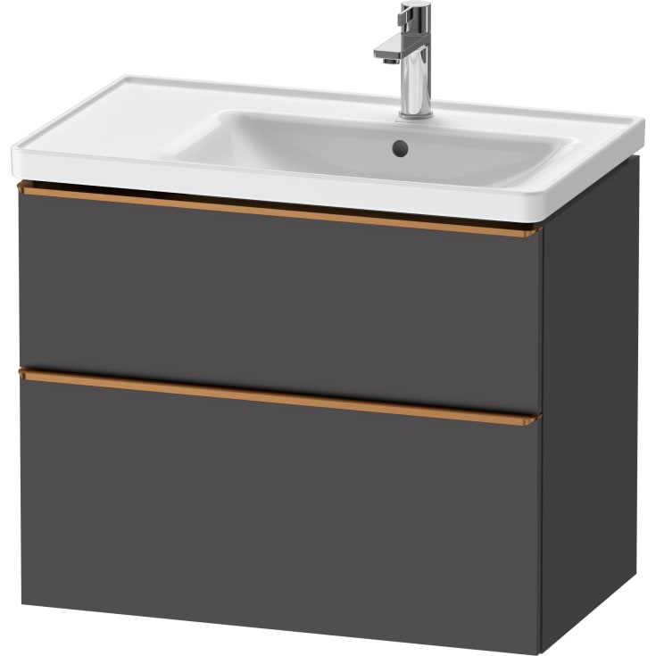 Duravit D-Neo underskab, 78,4x45,2 cm, mat grafitgrå/bronze