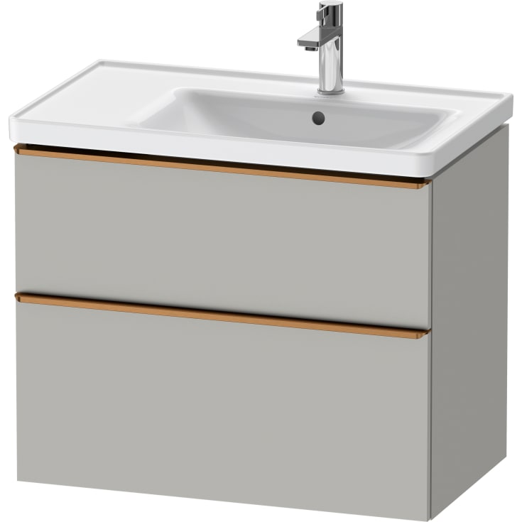 Duravit D-Neo tvättställsunderskåp, 78,4x45,2 cm, matt grå/brons