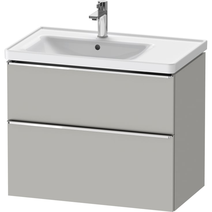 Duravit D-Neo servantskap, 78,4x45,2 cm, matt grĂ¥/krom