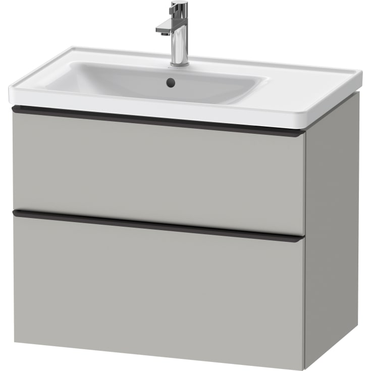 Duravit D-Neo servantskap, 78,4x45,2 cm, matt grĂ¥/sort