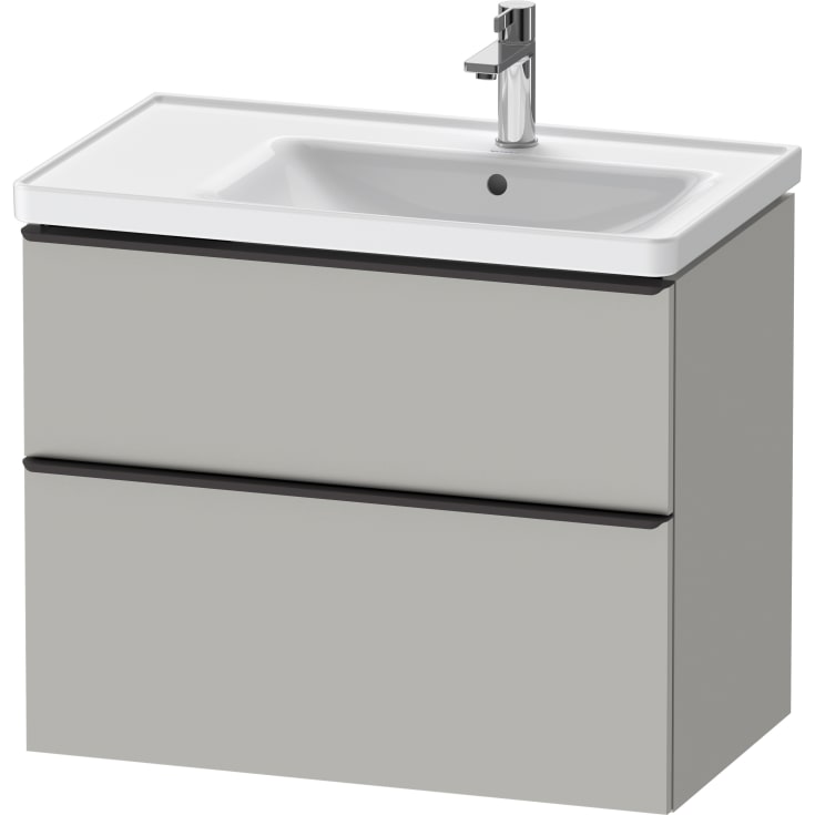 Duravit D-Neo underskab, 78,4x45,2 cm, mat grĂ¥/sort
