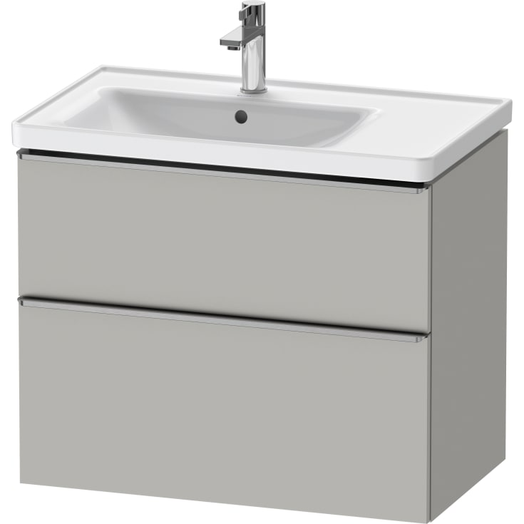 Duravit D-Neo servantskap, 78,4x45,2 cm, matt grå/stål