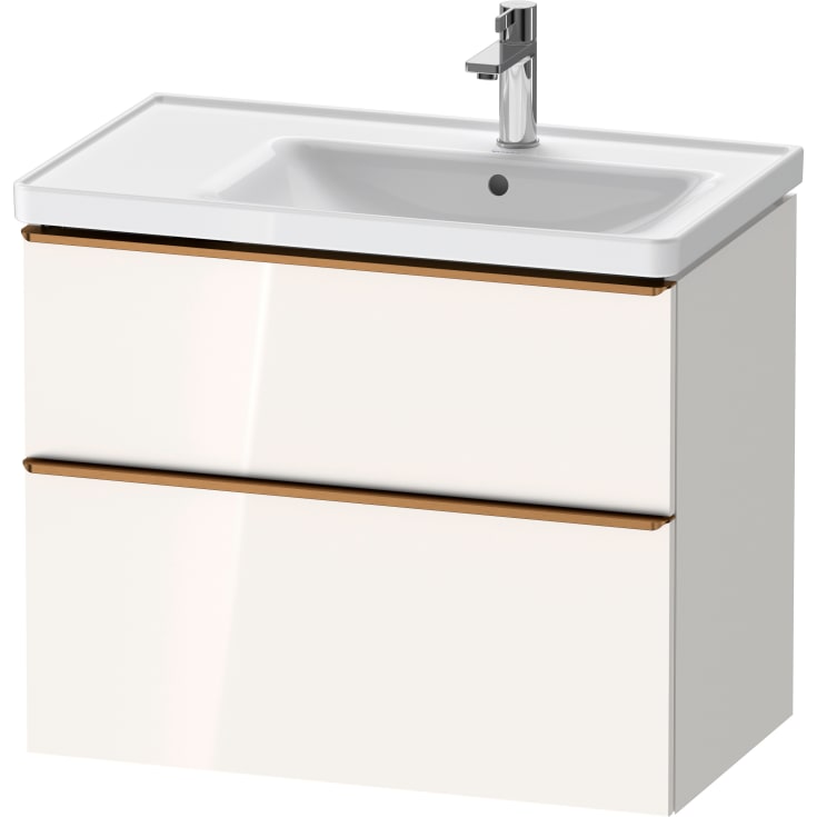 Duravit D-Neo underskab, 78,4x45,2 cm, hvid højglans/bronze