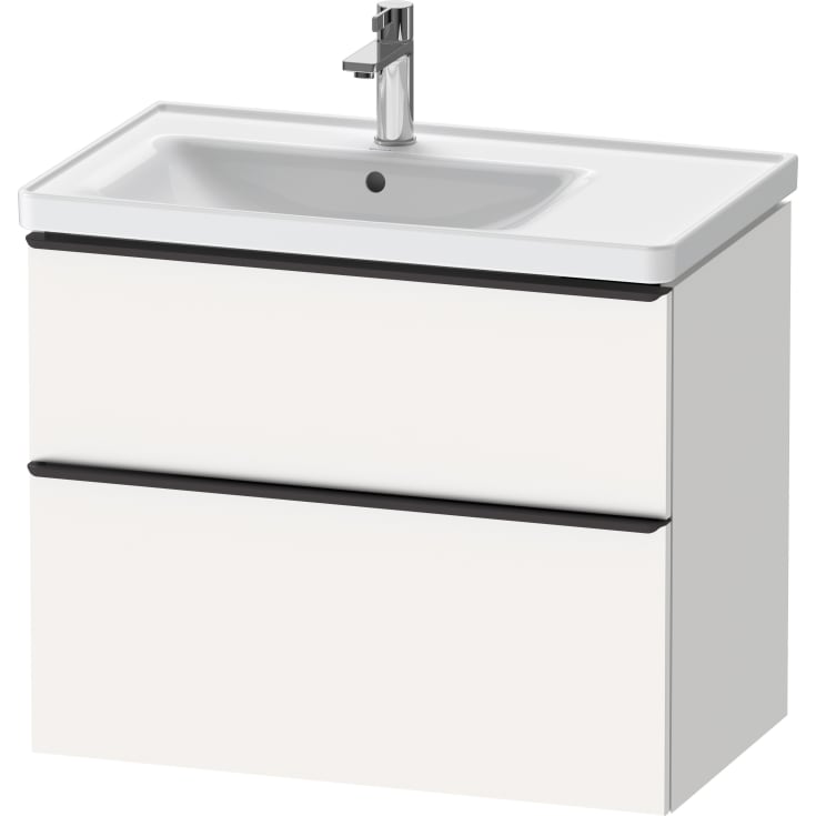 Duravit D-Neo servantskap, 78,4x45,2 cm, matt hvit/sort