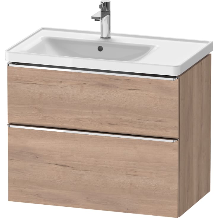 Duravit D-Neo servantskap, 78,4x45,2 cm, marmorert eik/krom