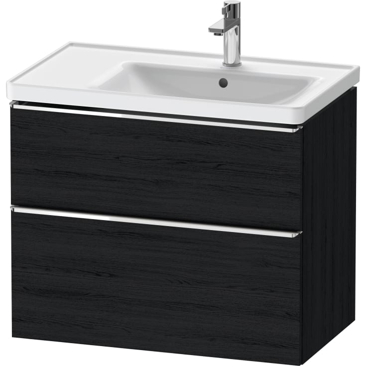 Duravit D-Neo servantskap, 78,4x45,2 cm, sort eik/krom