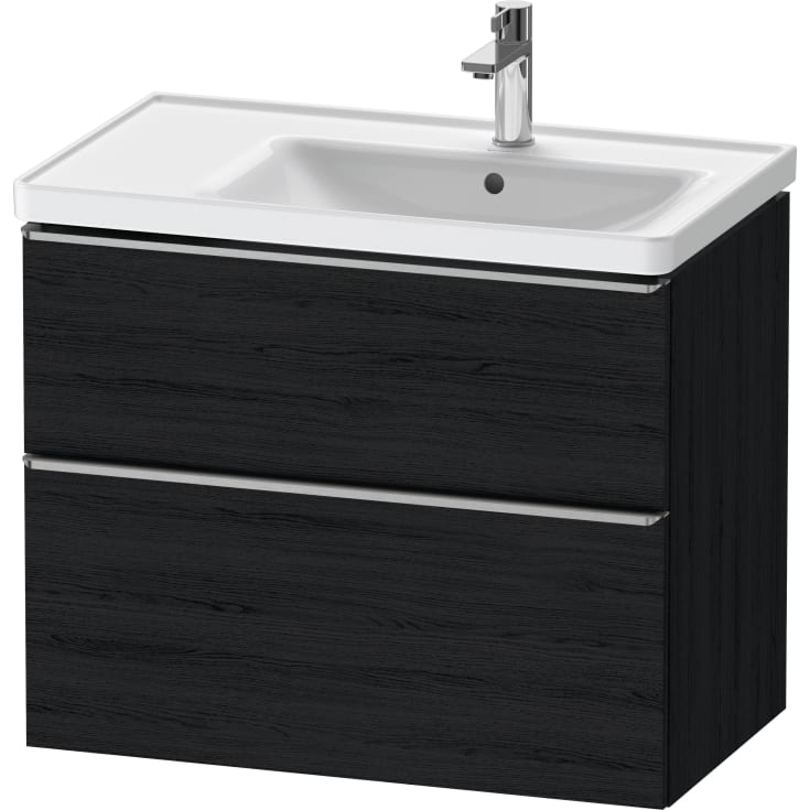 Duravit D-Neo servantskap, 78,4x45,2 cm, sort eik/stål