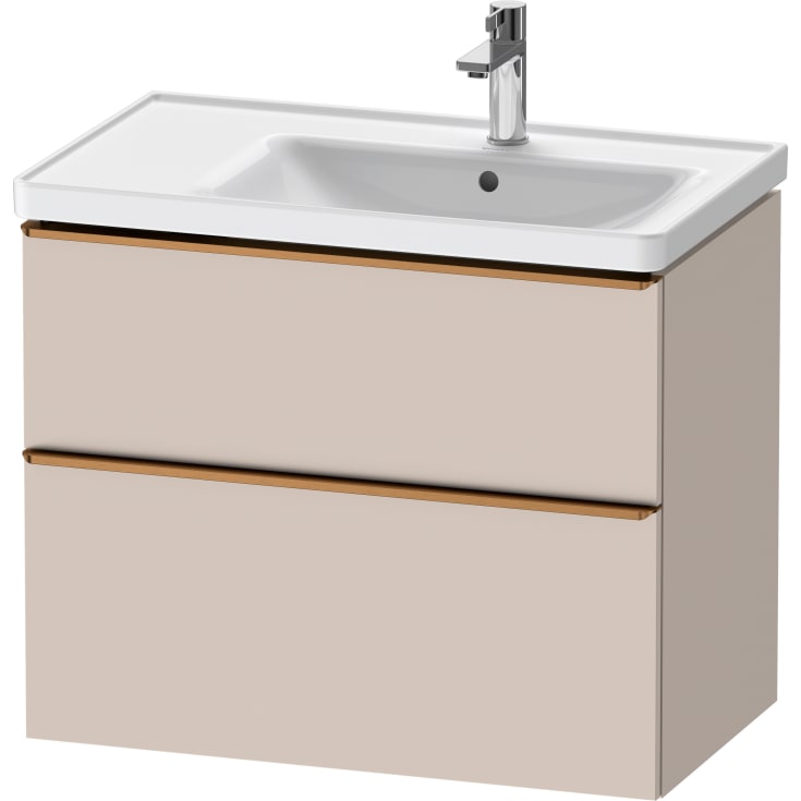 Duravit D-Neo servantskap, 78,4x45,2 cm, matt beige/bronse