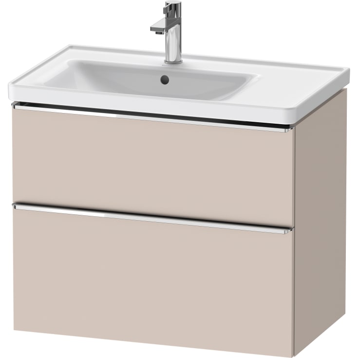 Duravit D-Neo servantskap, 78,4x45,2 cm, matt beige/krom