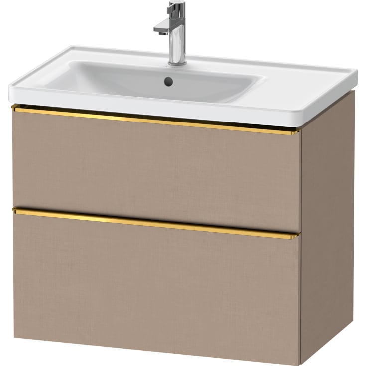 Duravit D-Neo servantskap, 78,4x45,2 cm, brun/gull