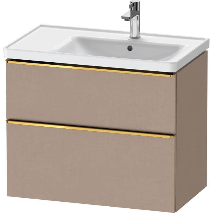 Duravit D-Neo servantskap, 78,4x45,2 cm, brun/gull