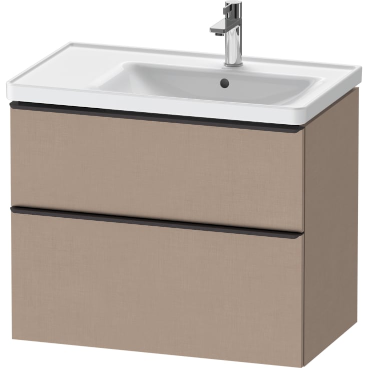 Duravit D-Neo tvättställsunderskåp, 78,4x45,2 cm, brun/svart