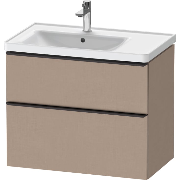 Duravit D-Neo servantskap, 78,4x45,2 cm, brun/sort