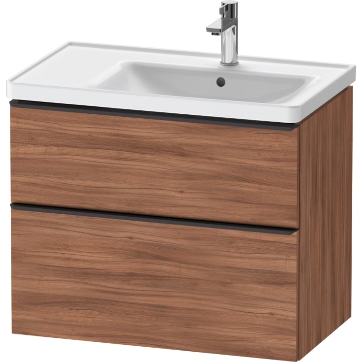 Duravit D-Neo underskab, 78,4x45,2 cm, valnød/sort