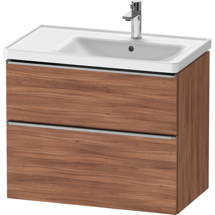 Duravit D-Neo servantskap, 78,4x45,2 cm, valnøtt/stål
