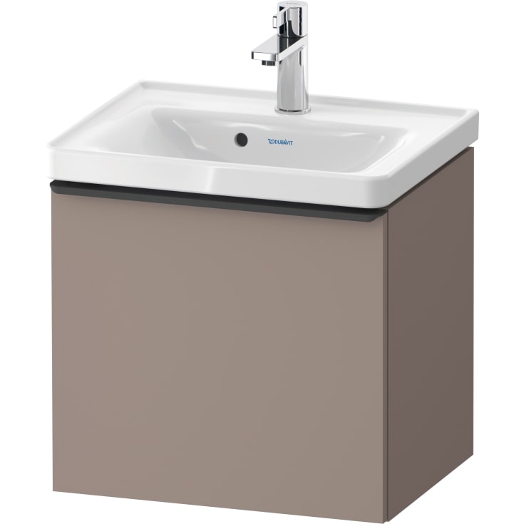 Duravit D-Neo tvättställsunderskåp, 48,4x37,2 cm, matt brun/svart