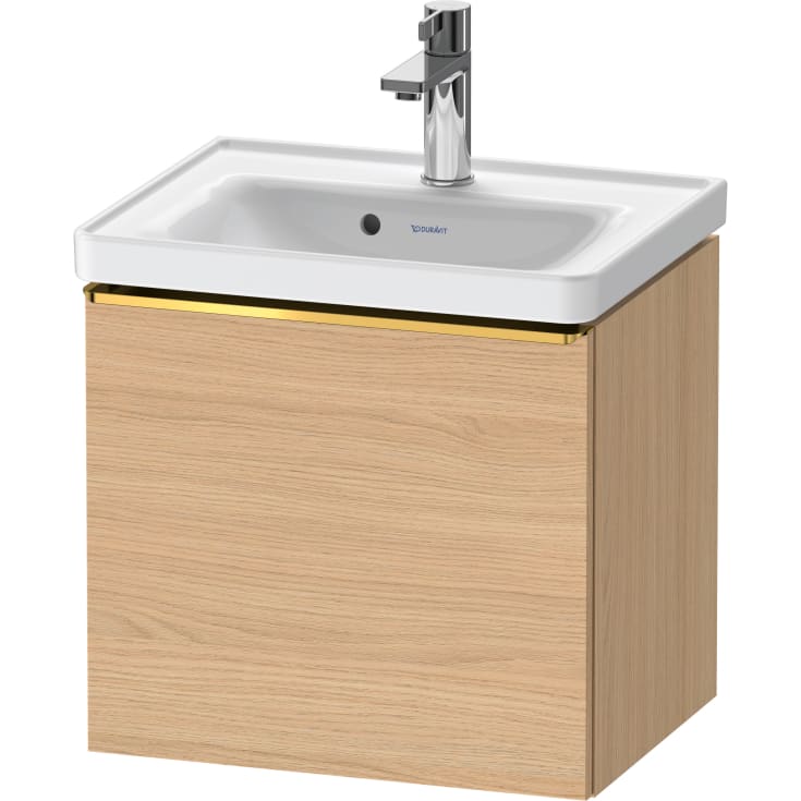 Duravit D-Neo tvättställsunderskåp, 48,4x37,2 cm, ek/guld
