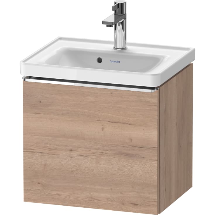 Duravit D-Neo tvättställsunderskåp, 48,4x37,2 cm, marmorerad ek/krom
