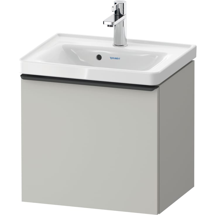 Duravit D-Neo tvättställsunderskåp, 48,4x37,2 cm, matt grå/svart