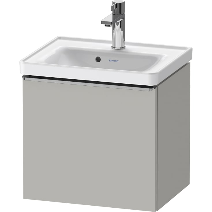 Duravit D-Neo tvättställsunderskåp, 48,4x37,2 cm, matt grå/stål