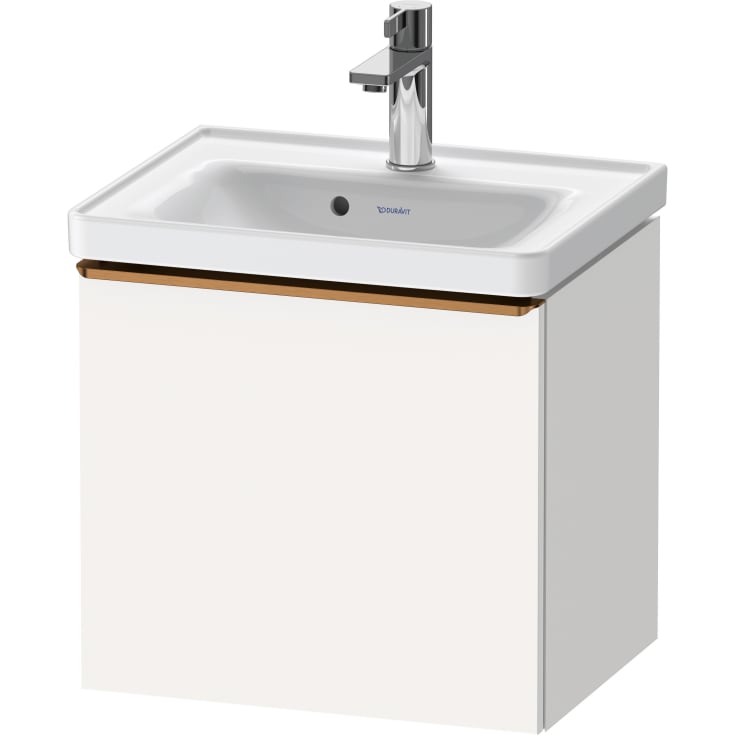 Duravit D-Neo servantskap, 48,4x37,2 cm, matt hvit/bronse