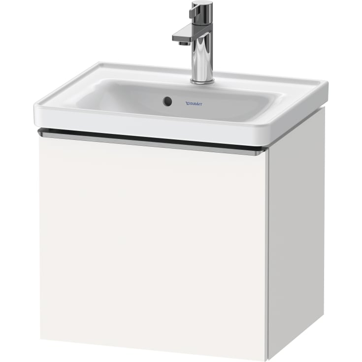 Duravit D-Neo servantskap, 48,4x37,2 cm, matt hvit/stål