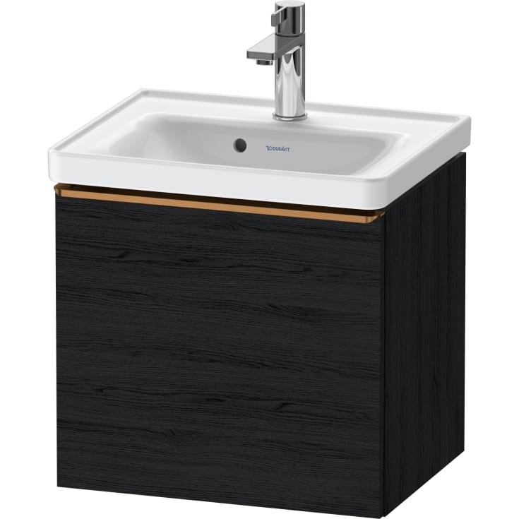 Duravit D-Neo servantskap, 48,4x37,2 cm, sort eik/bronse