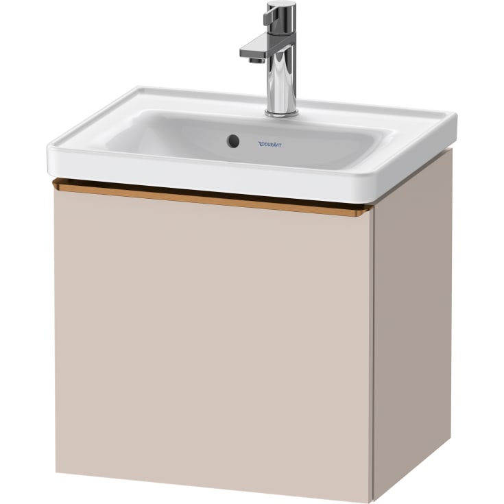 Duravit D-Neo tvättställsunderskåp, 48,4x37,2 cm, matt beige/brons