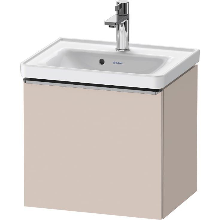 Duravit D-Neo tvättställsunderskåp, 48,4x37,2 cm, matt beige/stål