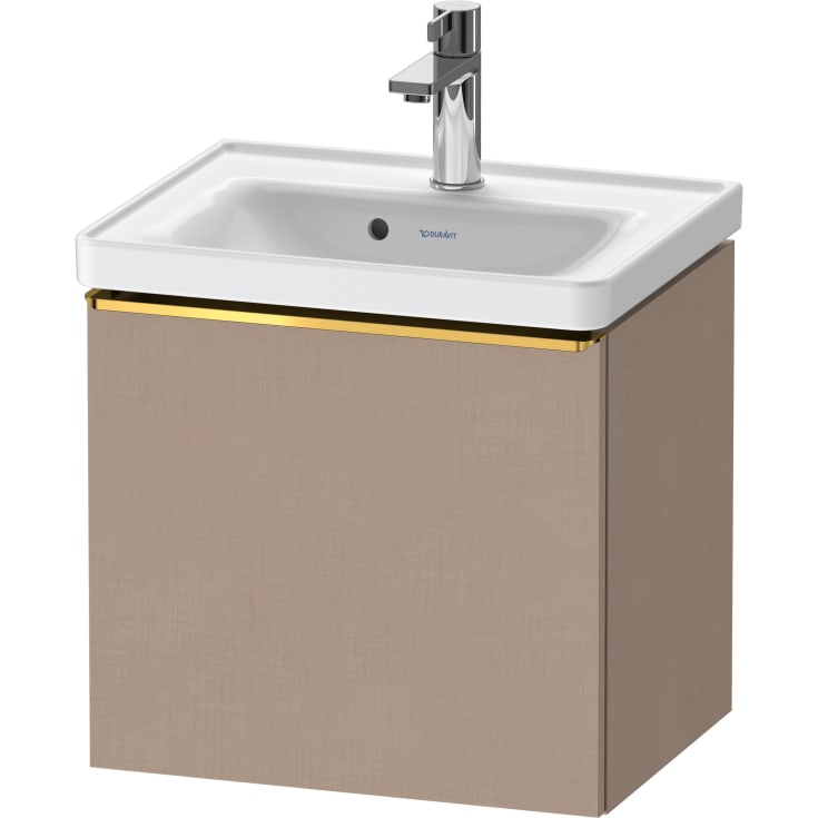 Duravit D-Neo tvättställsunderskåp, 48,4x37,2 cm, brun/guld