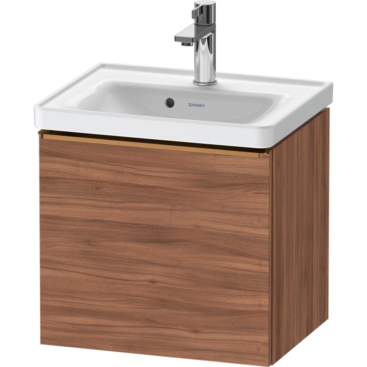 Duravit D-Neo servantskap, 48,4x37,2 cm, valnøtt/bronse