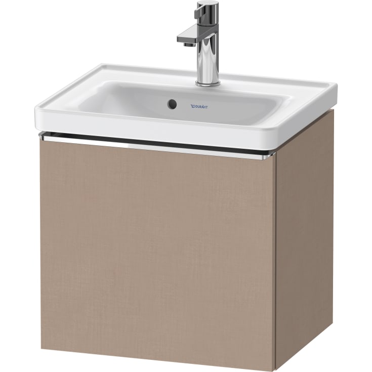 Duravit D-Neo tvättställsunderskåp, 48,4x37,2 cm, brun/krom