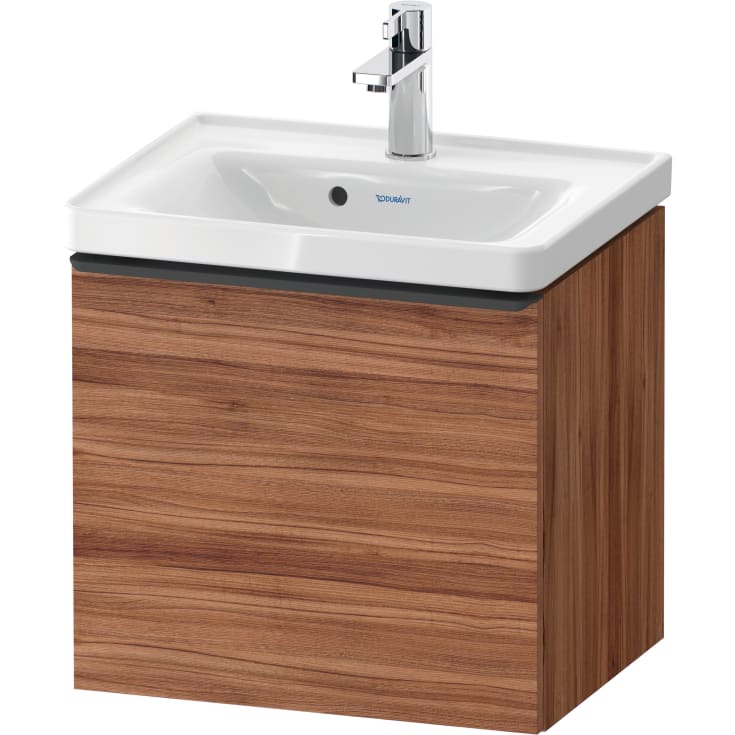 Duravit D-Neo servantskap, 48,4x37,2 cm, valnøtt/sort