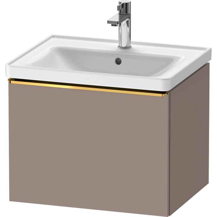 Duravit D-Neo underskab, 58,4x45,2 cm, mat brun/guld