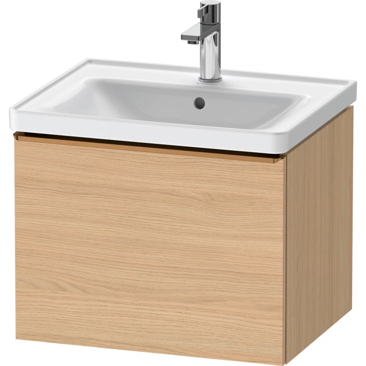 Duravit D-Neo tvättställsunderskåp, 58,4x45,2 cm, ek/brons