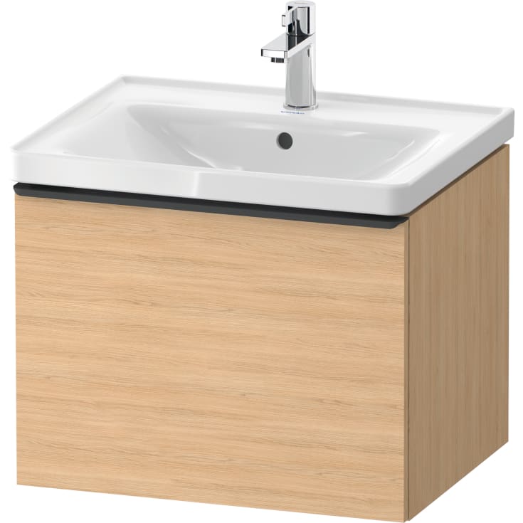Duravit D-Neo servantskap, 58,4x45,2 cm, eik/sort
