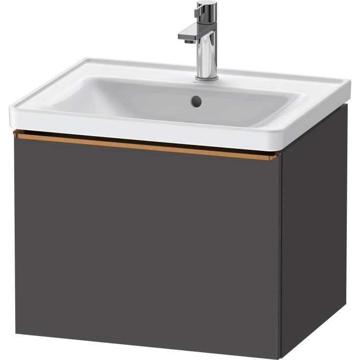 Duravit D-Neo underskab, 58,4x45,2 cm, mat grafitgrå/bronze