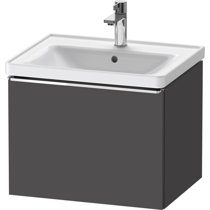 Duravit D-Neo underskab, 58,4x45,2 cm, mat grafitgrå/krom