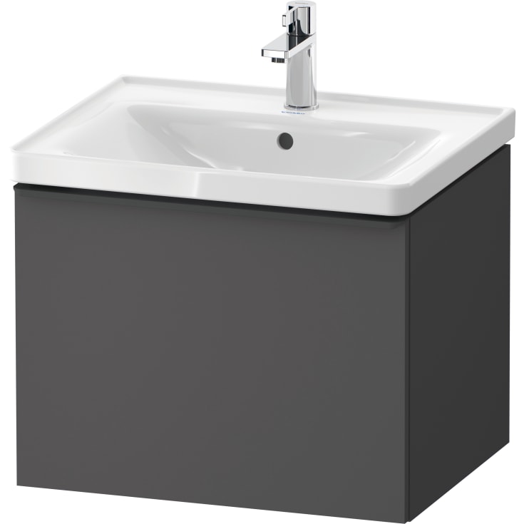 Duravit D-Neo underskab, 58,4x45,2 cm, mat grafitgrå/sort