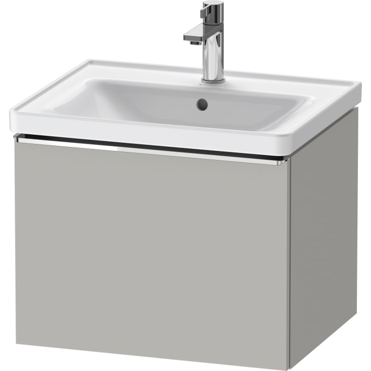 Duravit D-Neo servantskap, 58,4x45,2 cm, matt grå/krom