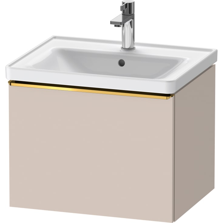 Duravit D-Neo underskab, 58,4x45,2 cm, mat beige/guld