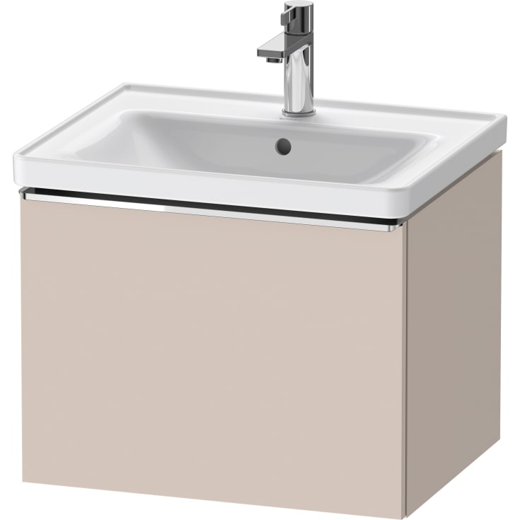 Duravit D-Neo underskab, 58,4x45,2 cm, mat beige/krom