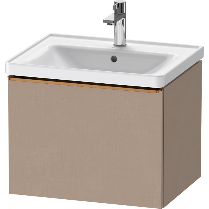 Duravit D-Neo servantskap, 58,4x45,2 cm, brun/bronse