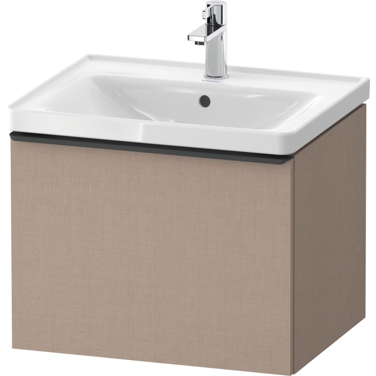 Duravit D-Neo servantskap, 58,4x45,2 cm, brun/sort