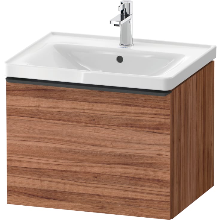 Duravit D-Neo underskab, 58,4x45,2 cm, valnød/sort