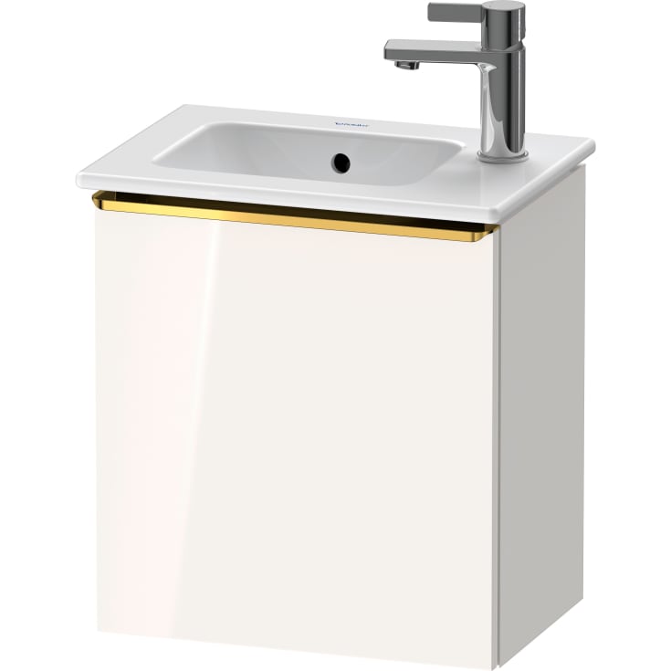 Duravit D-Neo underskab, 41x27,4 cm, højre, hvid højglans/guld
