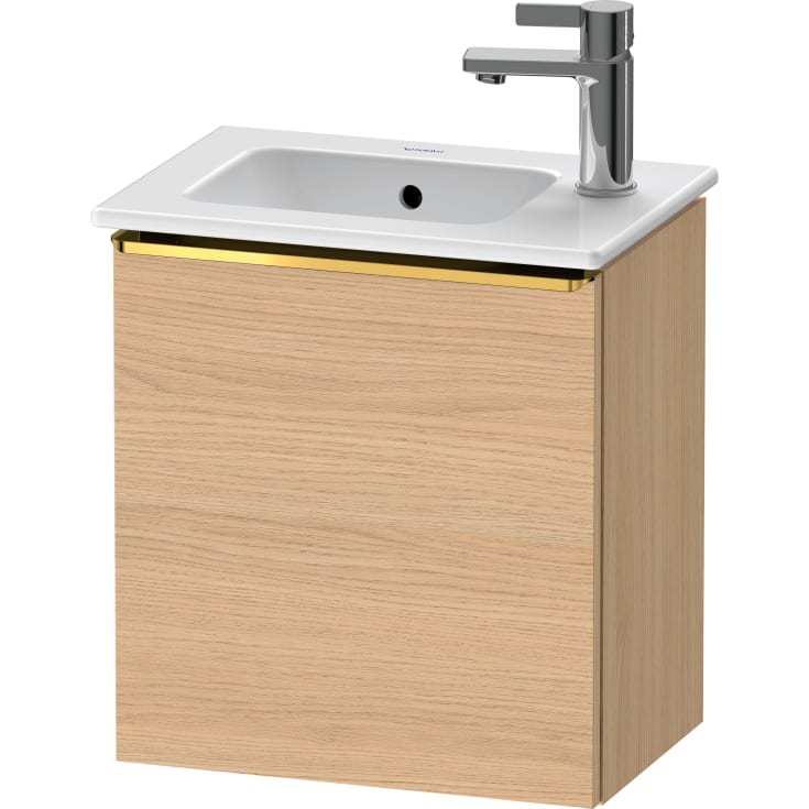 Duravit D-Neo underskab, 41x27,4 cm, højre, eg/guld