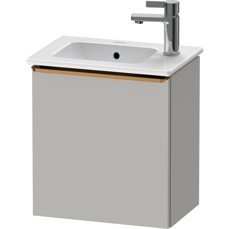 Duravit D-Neo servantskap, 41x27,4 cm, høyre, matt grå/bronse